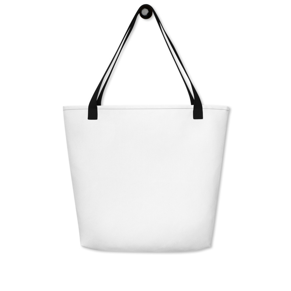 Barbados Map Beach Bag in Black – Barbados Island Bag
