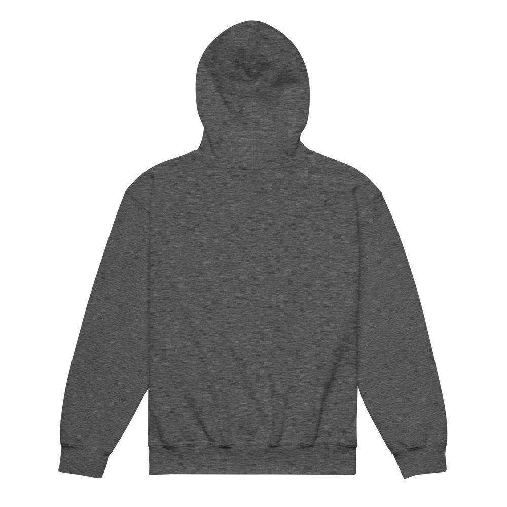 Barbados Map Youth Hoodie in Dark Heather – Barbados Island Kids Hoodie