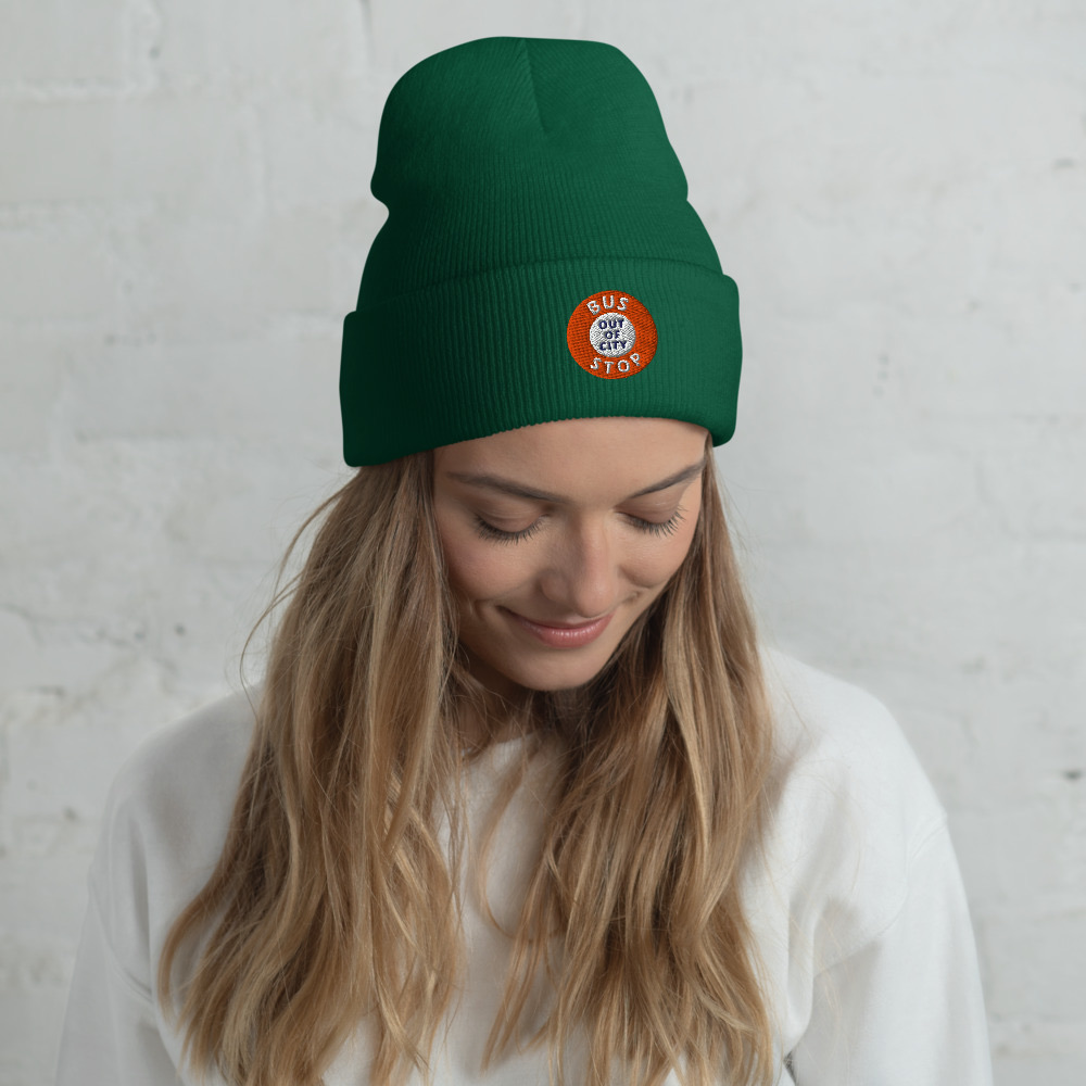 Out Of City Cuffed Beanie – Barbados Bus Stop Beanie