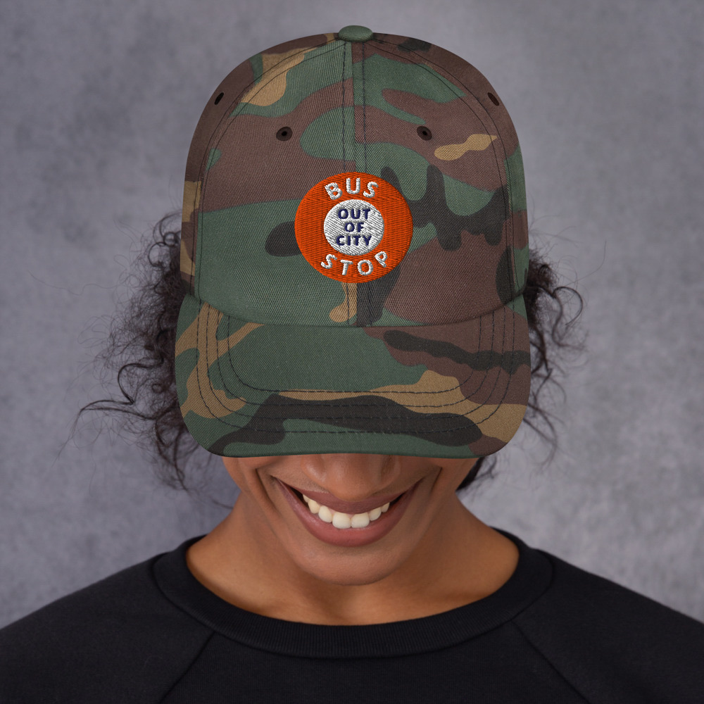 Out Of City Dad Hat – Barbados Bus Stop Hat