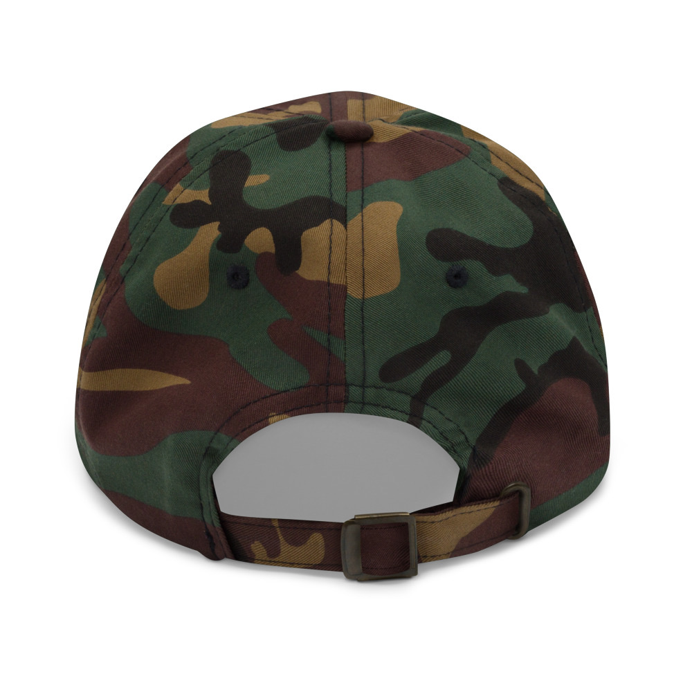 Out Of City Dad Hat in Green Camo – Barbados Bus Stop Hat