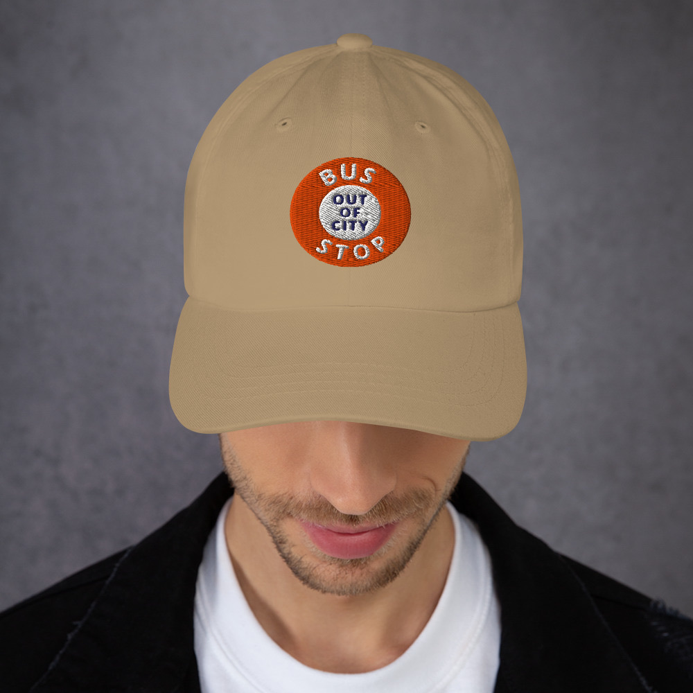 Out Of City Dad Hat in Khaki – Barbados Bus Stop Hat