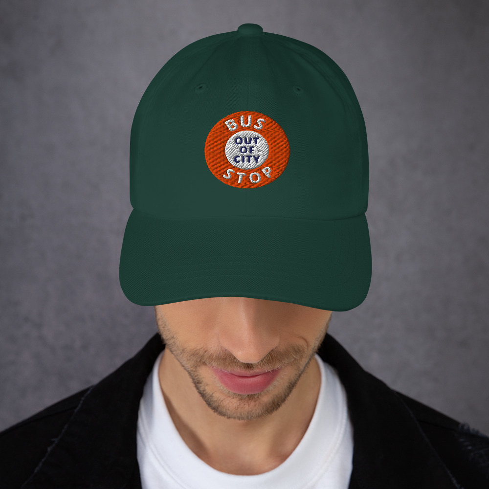 Out Of City Dad Hat in Spruce – Barbados Bus Stop Hat
