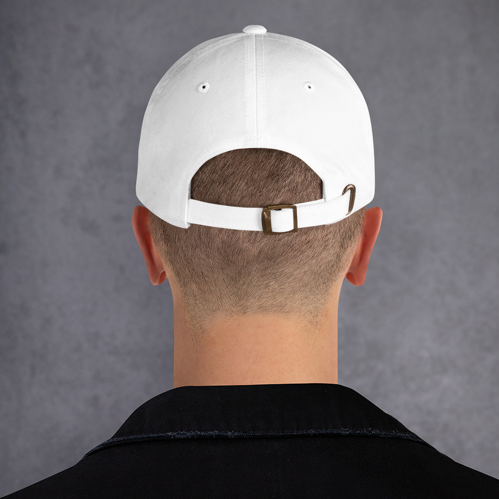 Out Of City Dad Hat in White – Barbados Bus Stop Hat