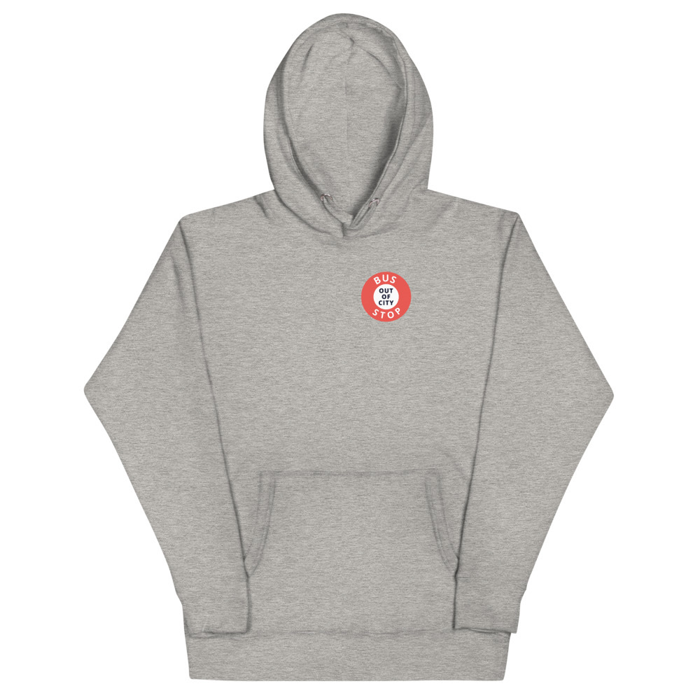 Out Of City Hoodie in Carbon Grey – Barbados Bus Stop Hoodie