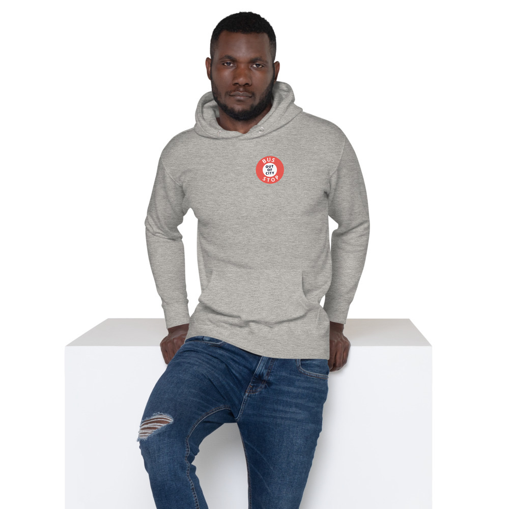 Out Of City Hoodie in Carbon Grey – Barbados Bus Stop Hoodie