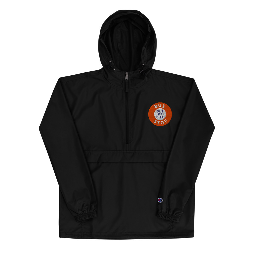 Out Of City Packable Jacket in Black – Barbados Bus Stop Jacket