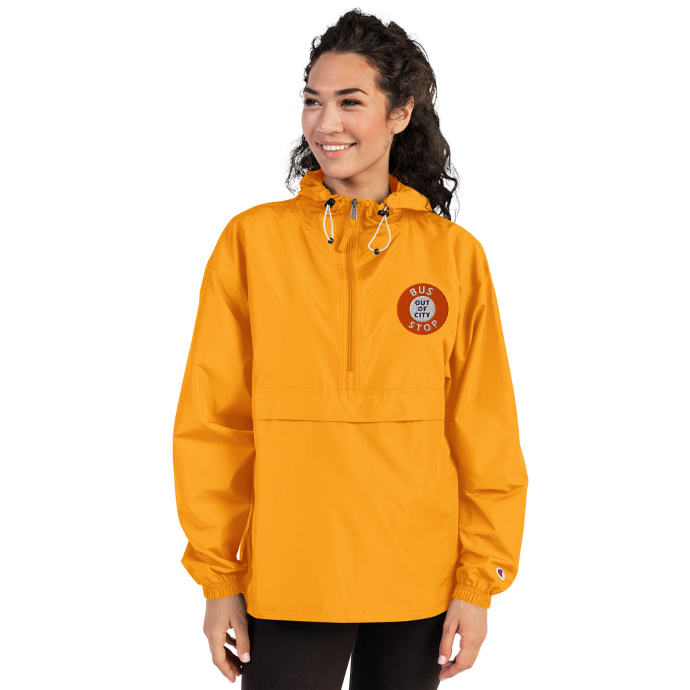 Out Of City Packable Jacket in Gold – Barbados Bus Stop Jacket
