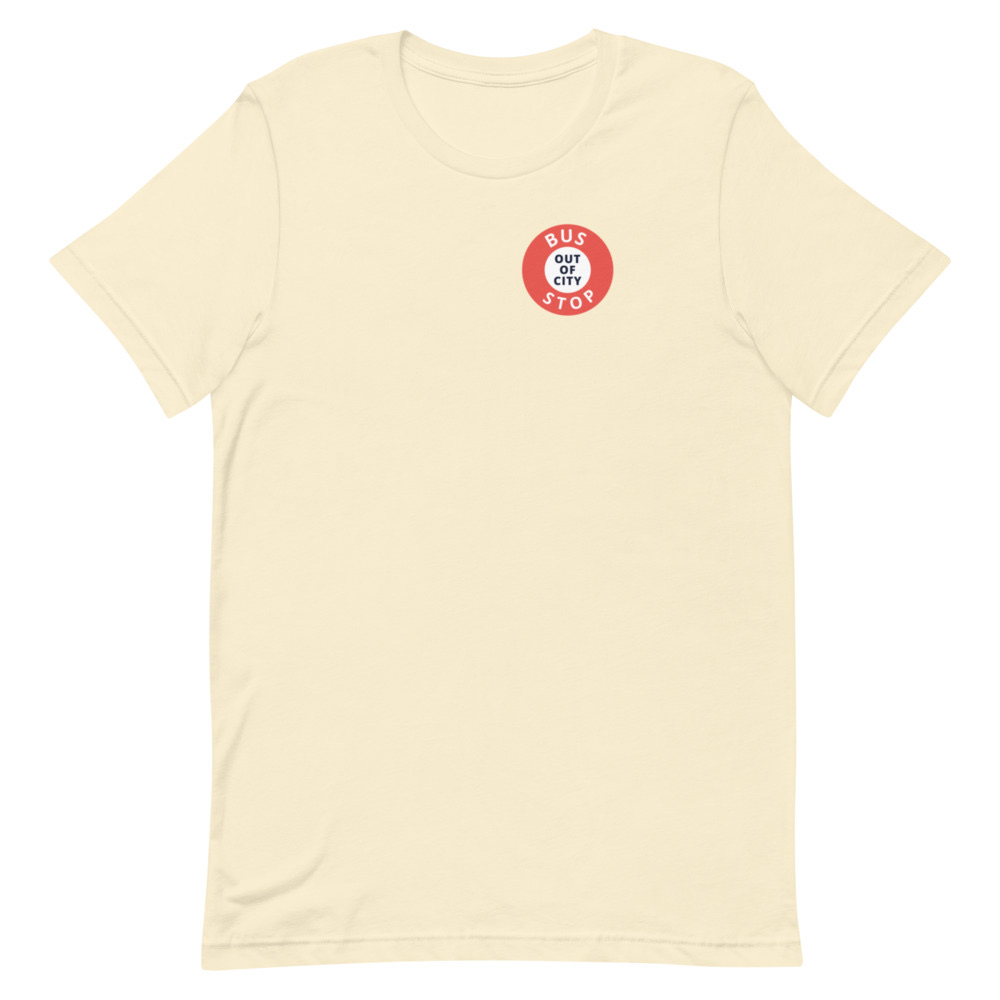 Out Of City Tee in Natural – Barbados Bus Stop T-Shirt