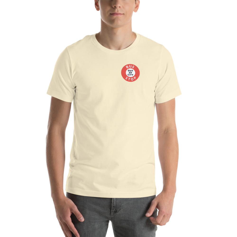 Out Of City Tee in Natural – Barbados Bus Stop T-Shirt