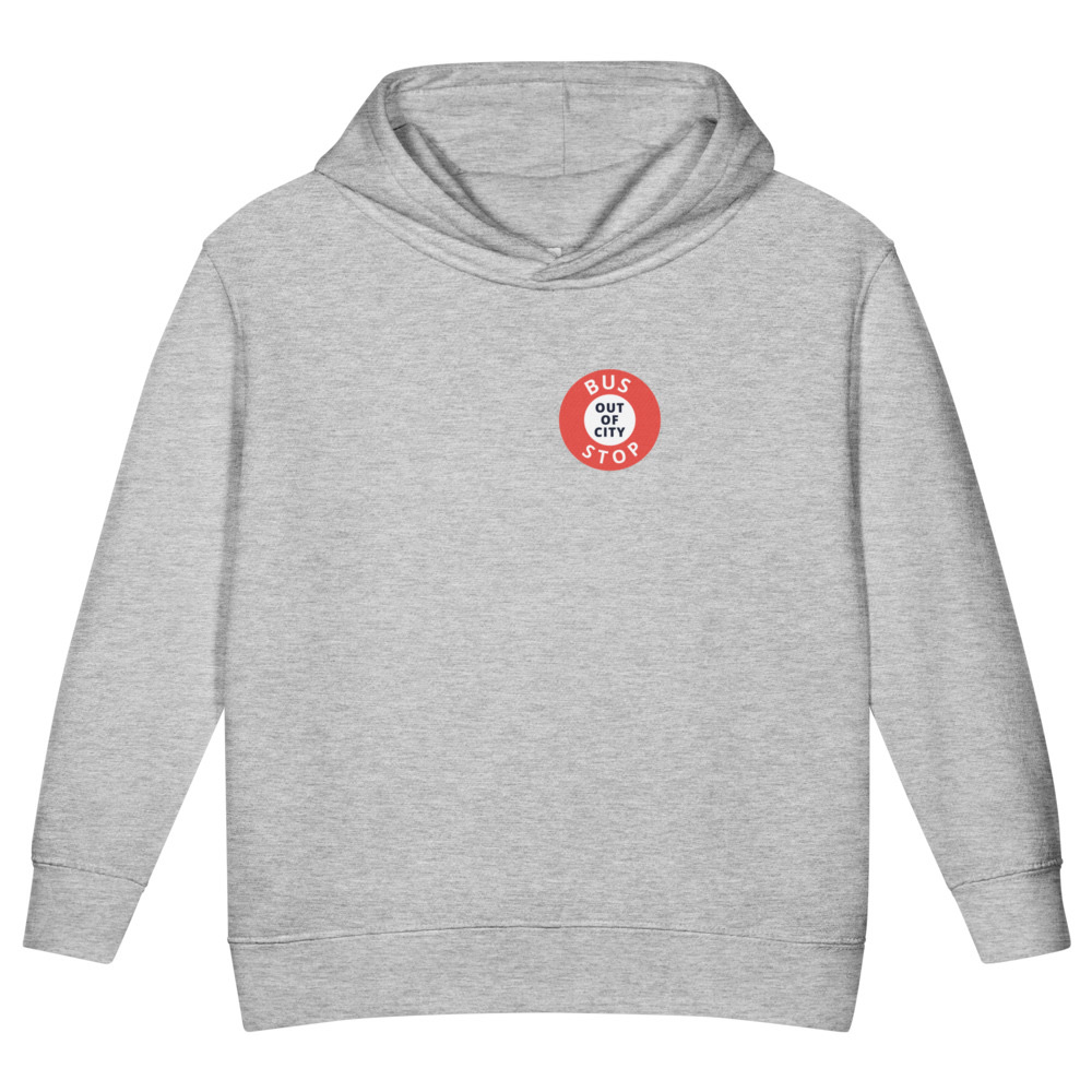 Out Of City Toddler Hoodie in Heather – Barbados Bus Stop Kids Hoodie