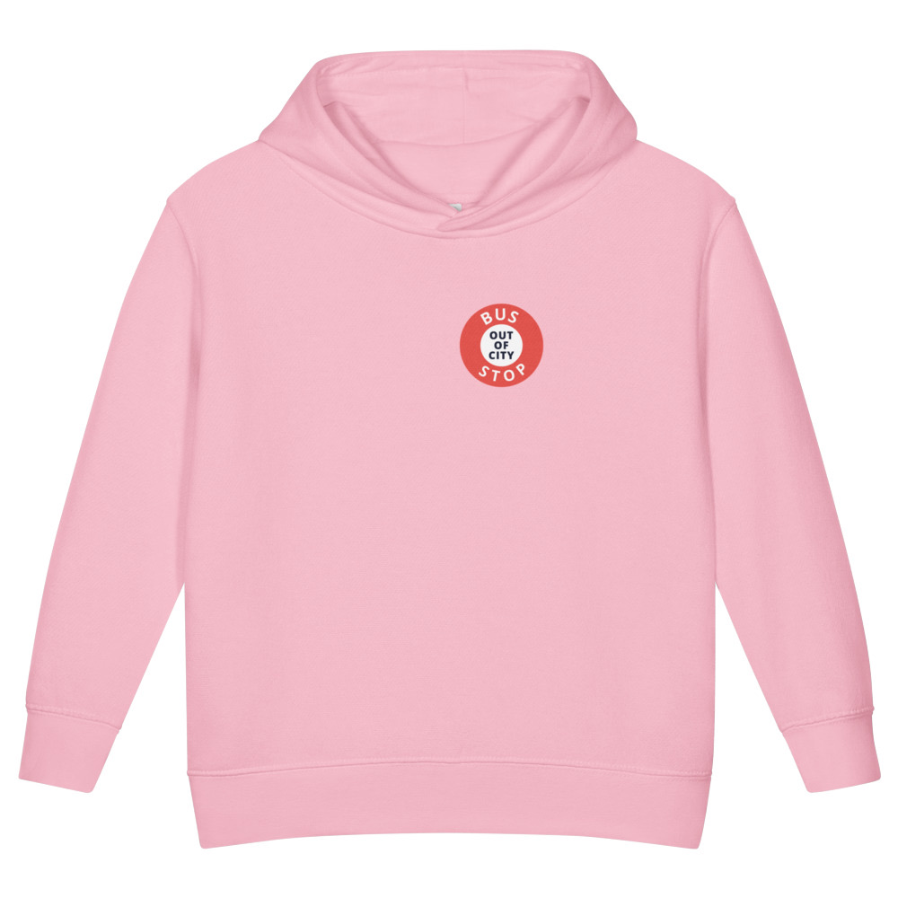Out Of City Toddler Hoodie in Pink – Barbados Bus Stop Kids Hoodie