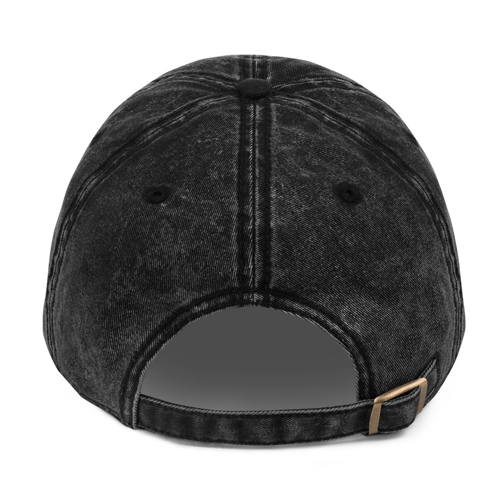 Out Of City Vintage Dad Cap in Black – Barbados Bus Stop Cap