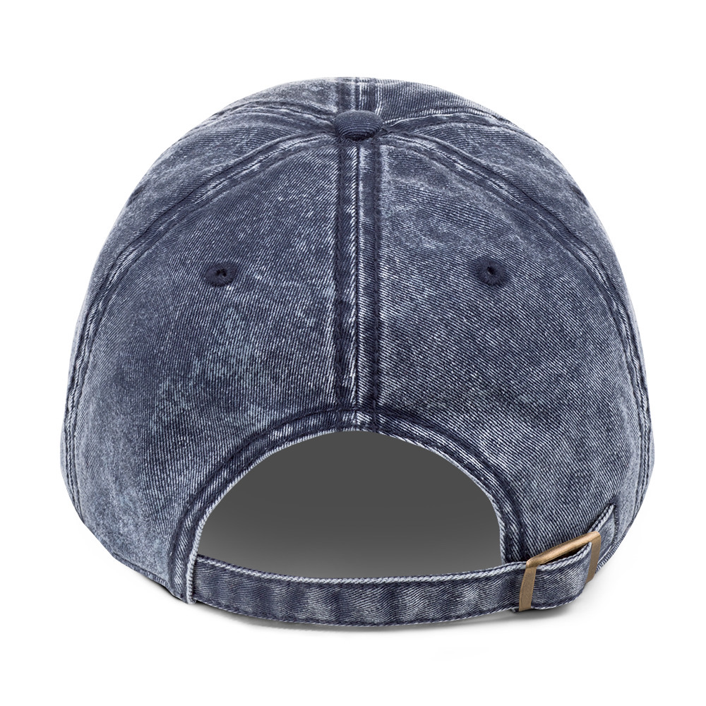 Out Of City Vintage Dad Cap in Navy – Barbados Bus Stop Cap