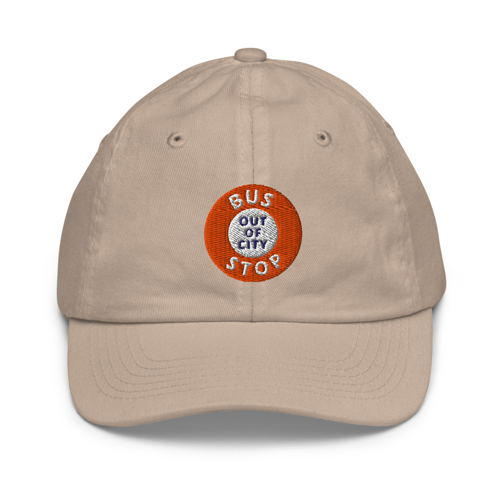 Out Of City Youth Cap in Khaki – Barbados Bus Stop Kids Cap