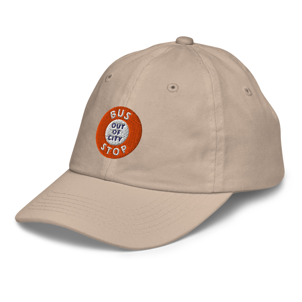 Out Of City Youth Cap in Khaki – Barbados Bus Stop Kids Cap