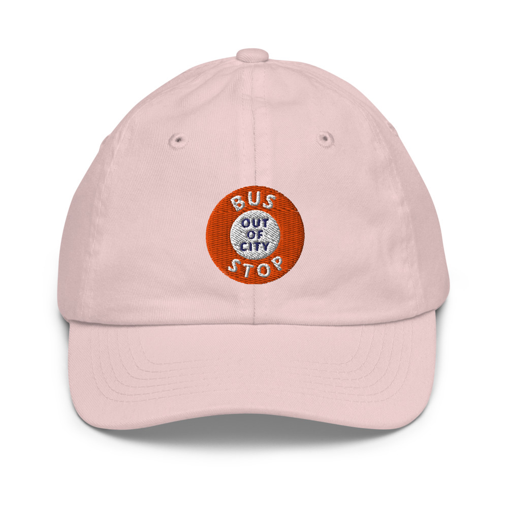 Out Of City Youth Cap in Light Pink – Barbados Bus Stop Kids Cap