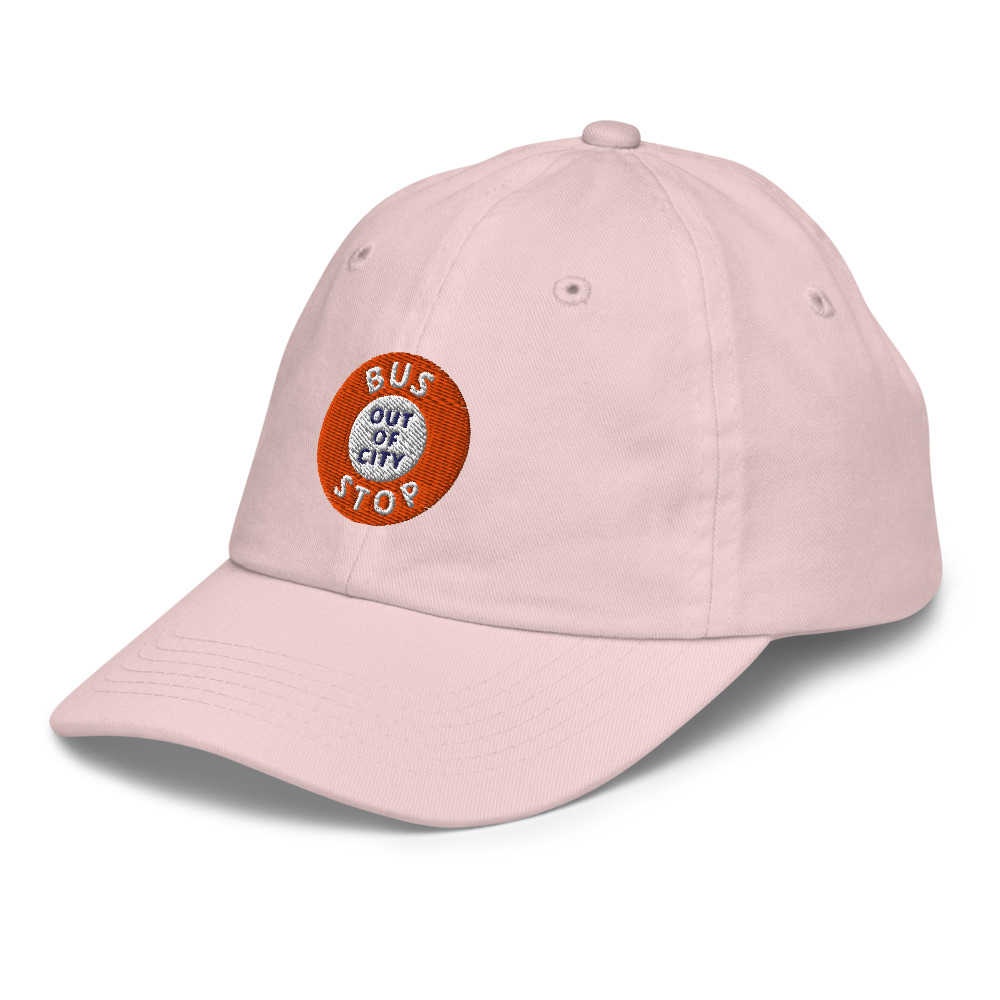 Out Of City Youth Cap in Light Pink – Barbados Bus Stop Kids Cap