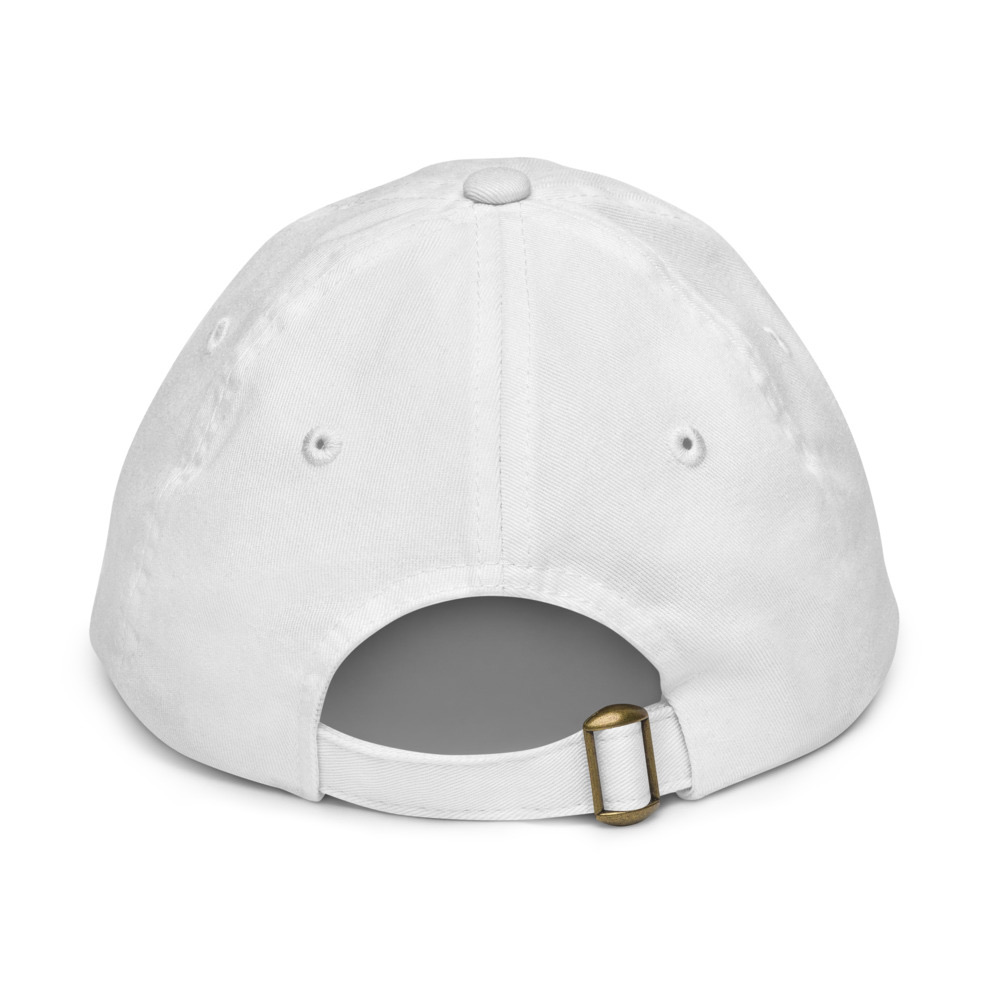 Out Of City Youth Cap in White – Barbados Bus Stop Kids Cap