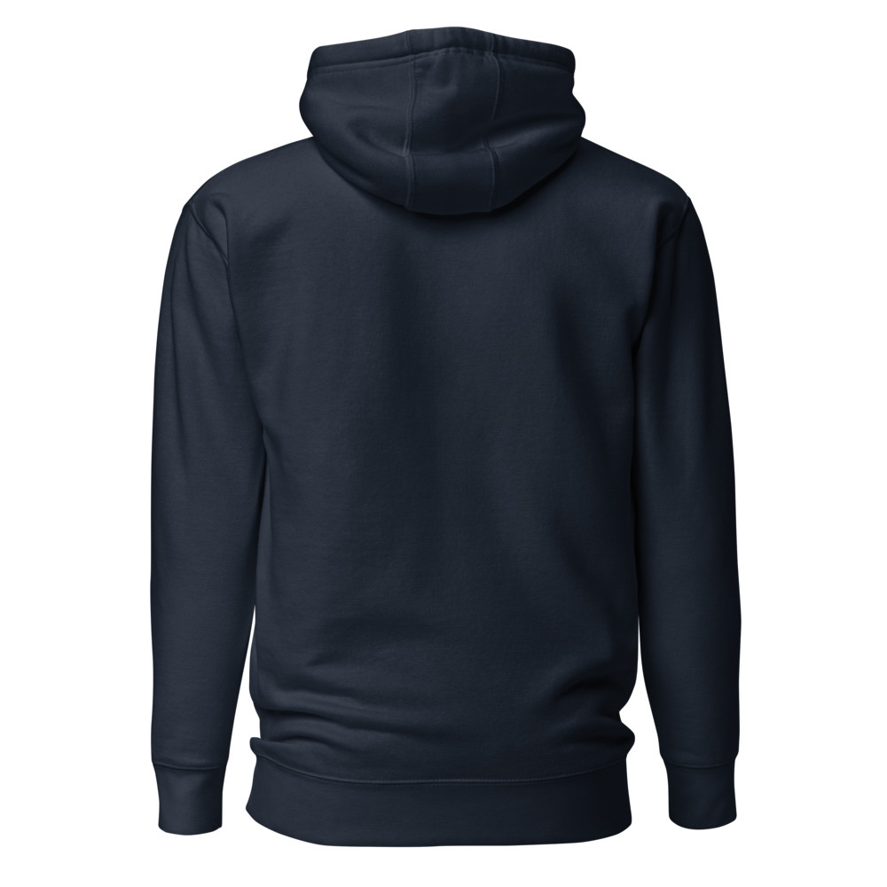 Yellow Trident Hoodie in Navy Blazer – Barbados Trident Hoodie