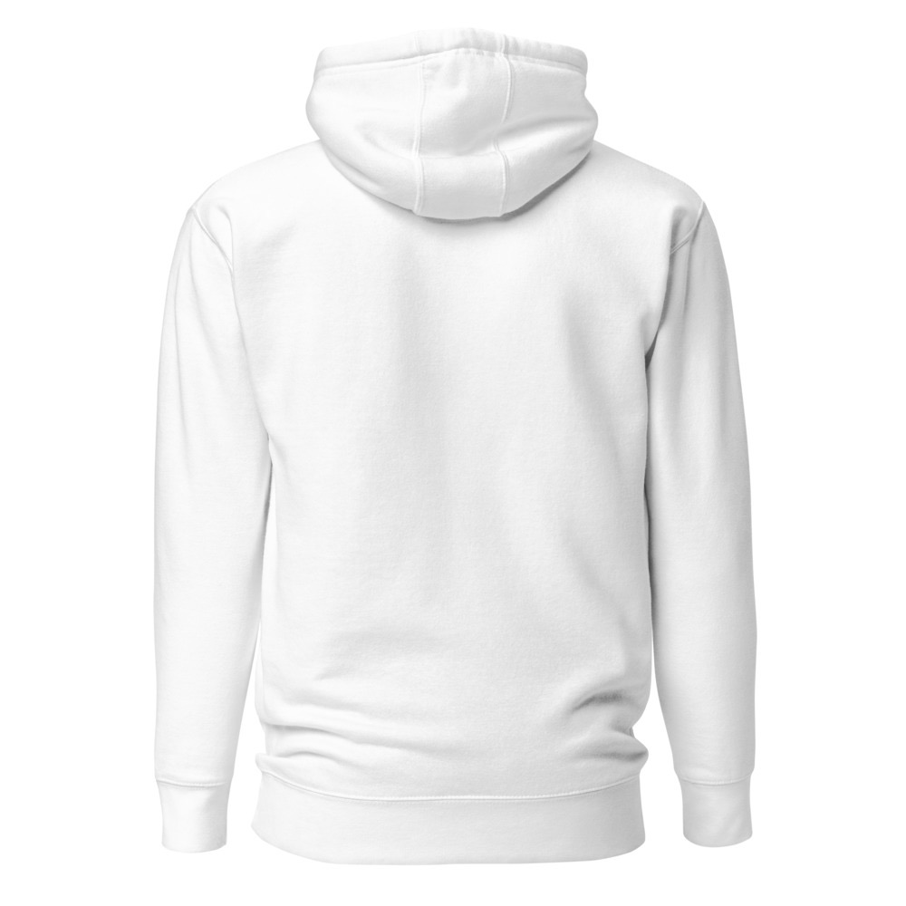 Yellow Trident Hoodie in White – Barbados Trident Hoodie