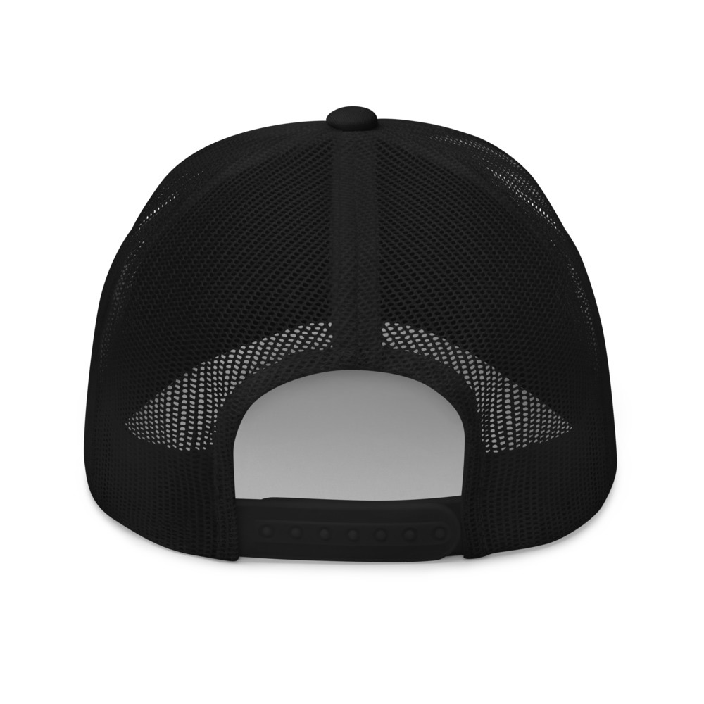 Yellow Trident Trucker Cap in Black – Barbados Trident Cap